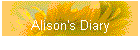 Alison's Diary